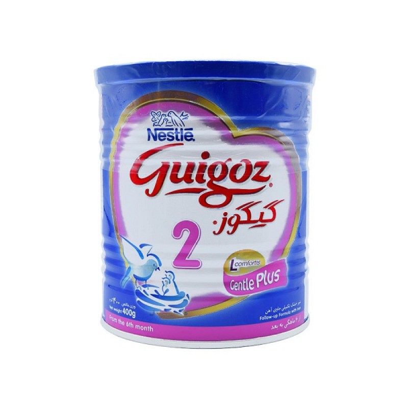 شیر خشک گیگوز ۲ نستله مناسب شیرخوران از ۶ تا ۱۲ ماه ۴۰۰ گرم
