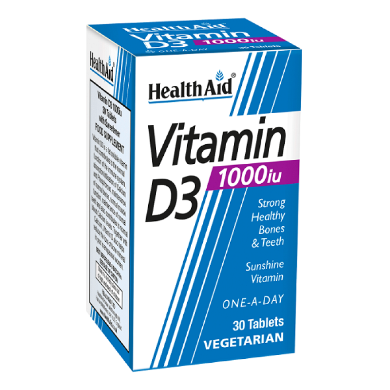 قرص ویتامین D3 1000 هلث اید 30 عدد