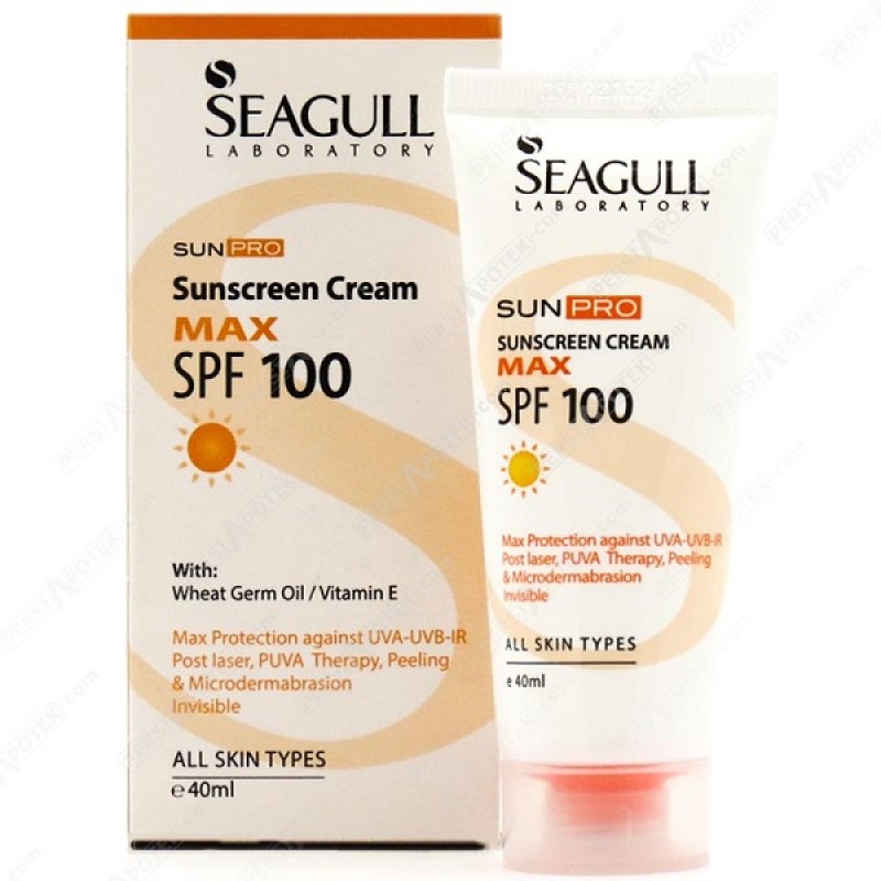 کرم ضد آفتاب SPF 100 انواع پوست سی گل