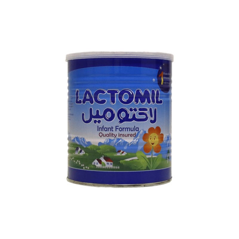 شیر خشک لاکتومیل ۱ مخصوص از بدو تولد تا ۶ ماهگی ۴۰۰ گرم