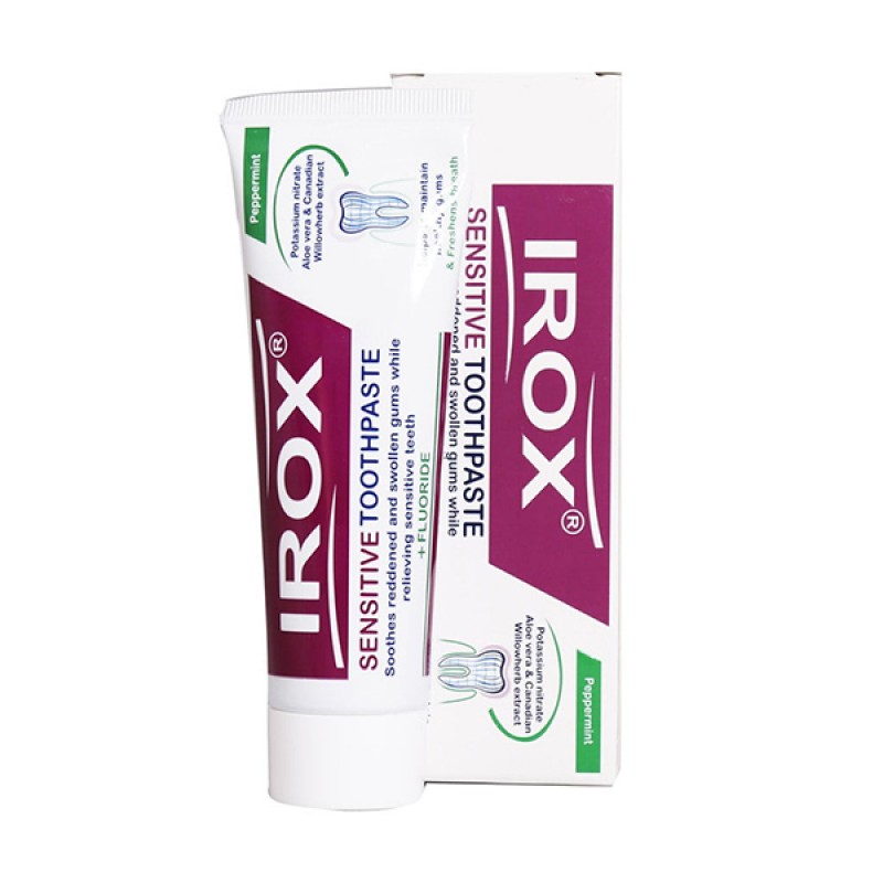 خمیردندان ملایم مناسب برای دندان های حساس ایروکس 100 گرم