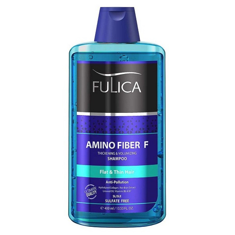 شامپو تقویت کننده مو فولیکا مدل Amino Fiber حجم 400 میلی لیتر
