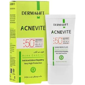 کرم ضد آفتاب پوست چرب بدون رنگ SPF50 درمالیفت