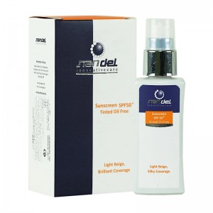 ناندل ضدآفتاب SPF50 نرمال (بژ روشن)