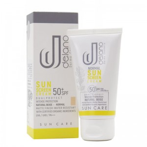 دلانو ضد آفتاب رنگی پوست خشک SPF50