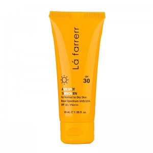 ضدآفتاب بی‌رنگ لافارر SPF50 مناسب پوست خشک 40 میل
