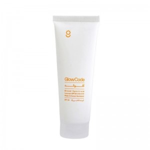 کرم ضدآفتاب بی رنگ گلوکد SPF50 مناسب انواع پوست حجم 40 میل