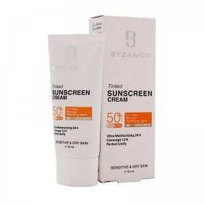 کرم ضدآفتاب بيزانس SPF50 شماره 20 بژطبيعی مناسب پوست خشک 40 میل
