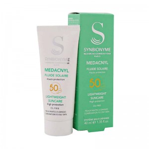 کرم ضد آفتاب سین بیونیم SPF50 مدل Medacnyl مناسب پوست چرب حجم 40 میل