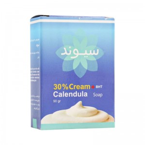 صابون کرم دار 30% سیوند حاوی کالاندولا 90 گرمی