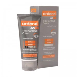 کرم ضد آفتاب آقایان آردن SPF50 مدل Total  Sunblock حجم 50 میل
