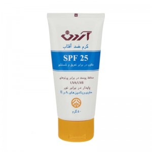 کرم ضد آفتاب آردن SPF25 مناسب انواع پوست حجم 50 میل