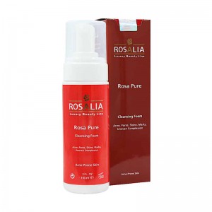 فوم پاک کننده پوست چرب رزالیا مدل Rosa Pure حجم  150 میل