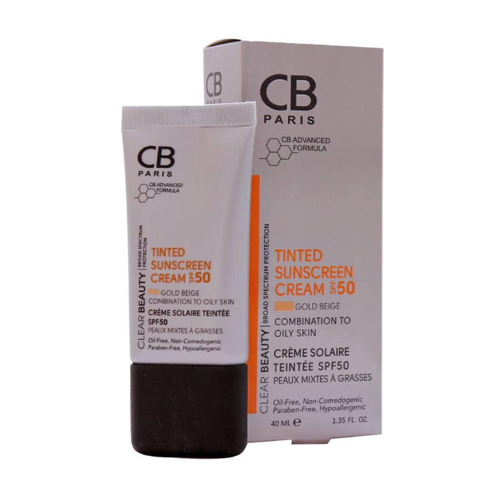 کرم ضد آفتاب SPF50 پوست مختلط تا چرب سی بی پاریس - تصویر 1