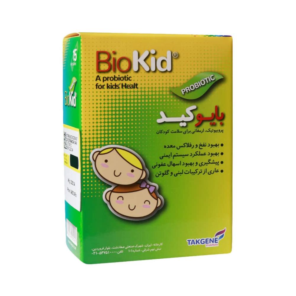 ساشه پروبیوتیک بایوکید تک ژن فارما 15 عدد - تصویر 1