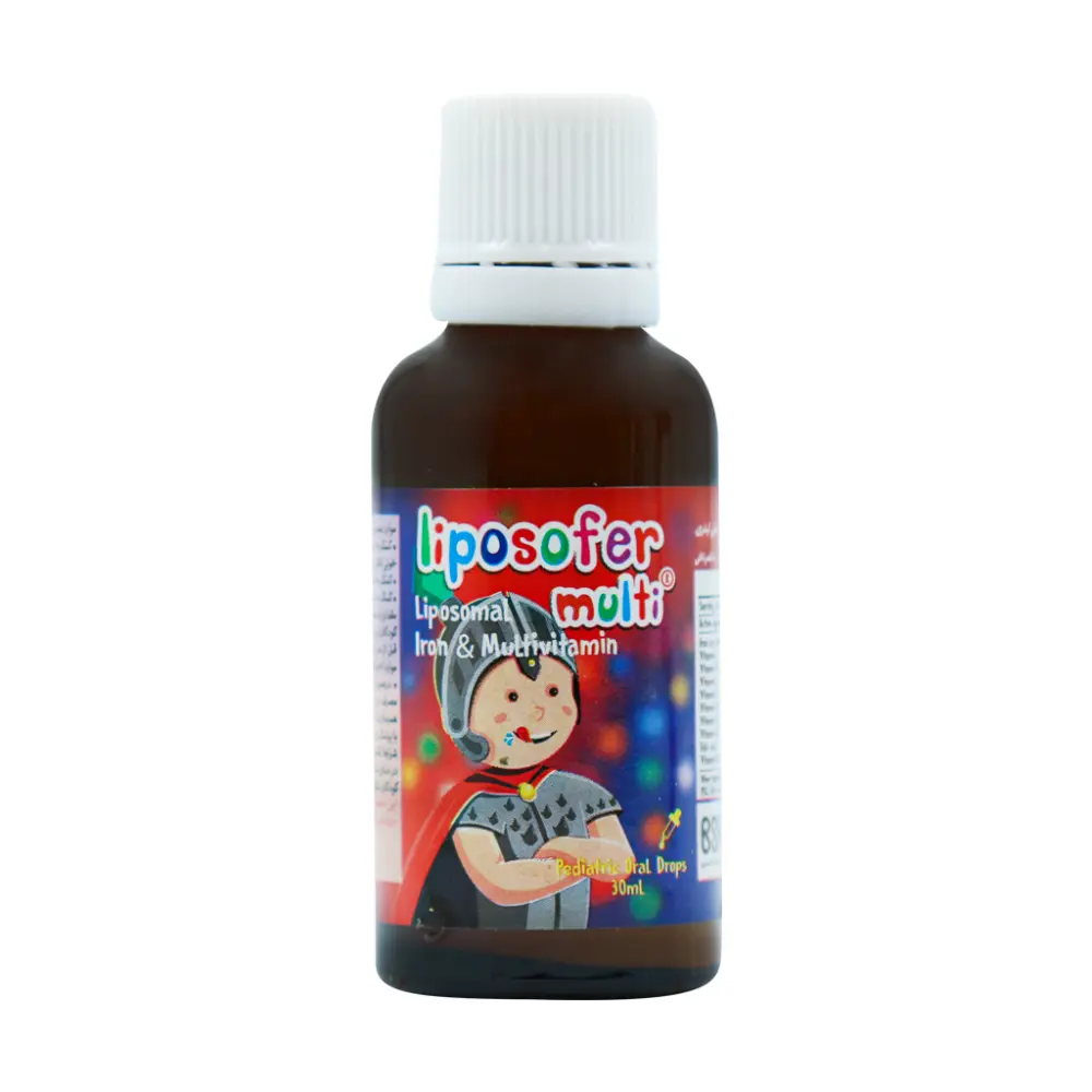 قطره خوراکی آهن لیپوزوفر مولتی بی اس کی 30 میلی لیتر - تصویر 1