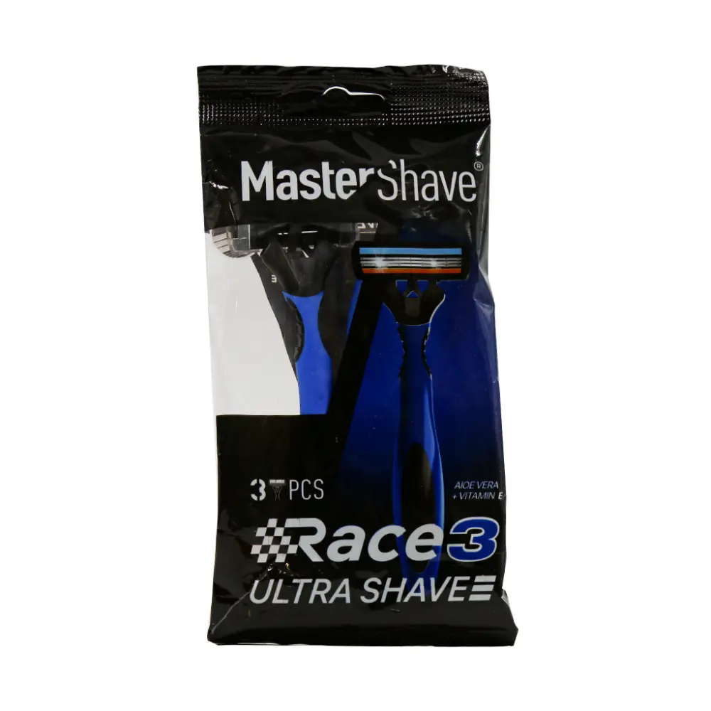 خود تراش مستر شیو مدل Race3 3 عدد - تصویر 1
