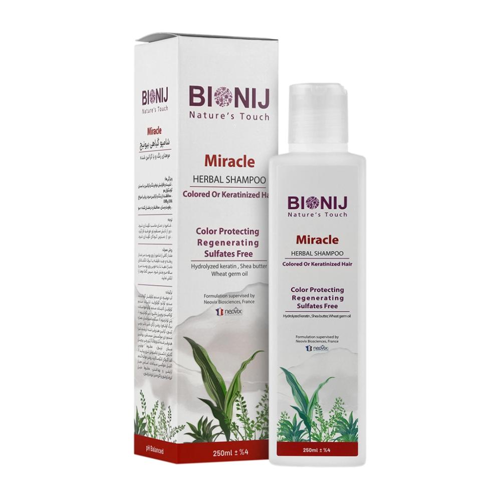 شامپو مو بیونیج مدل Miracle مناسب برای موهای رنگ شده - تصویر 1