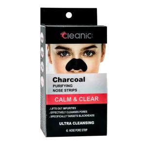 چسب پاک کننده بینی کلینیک کیندی مدل Charcoal 6 عدد