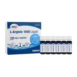 ویال خوراکی ال آرژنین یوروویتال 1000 میلی گرم 6 عددی