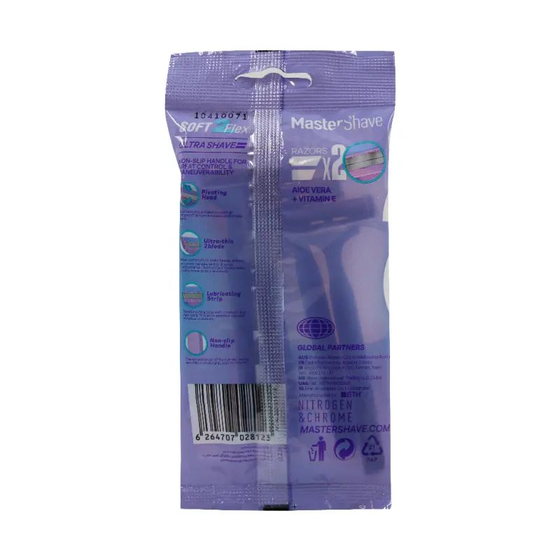 خود تراش مستر شیو مدل SOFT2 FLEX 4 عدد - تصویر 2