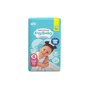 پوشک مای بیبی چسبی  سایز 6 بسته 10عددی