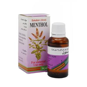 منتول محلول غیر خوراکی پورسینا ۳۰ میلی لیتر