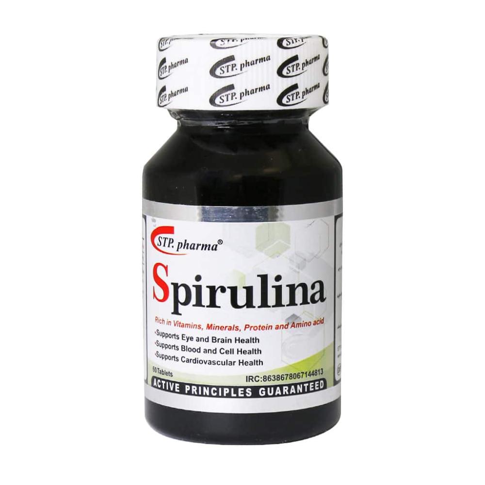 قرص اسپیرولینا اس تی پی فارما 60 عدد - تصویر 1