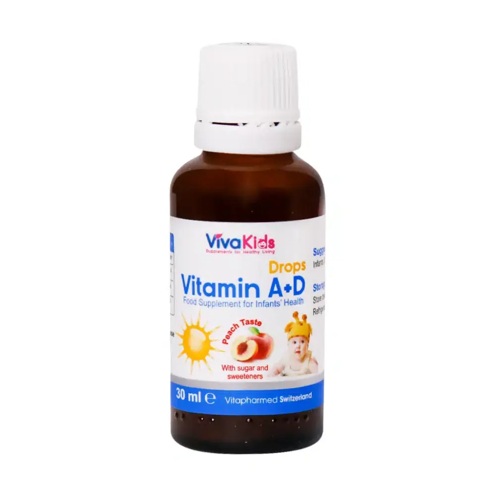 قطره ویتامین آ+د ویواکیدز 30 میلی لیتر - تصویر 1