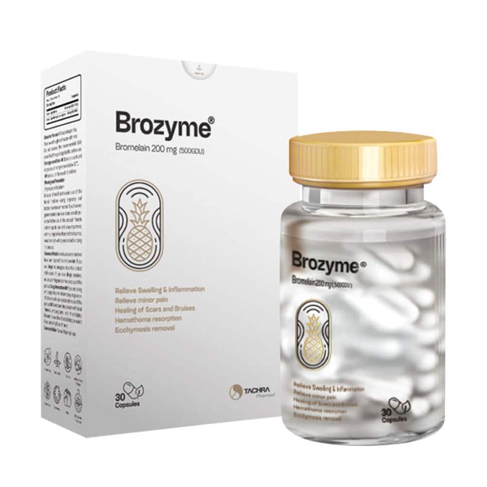 کپسول بروزایم (بروملین) 200 mg 30 عدد - تصویر 1