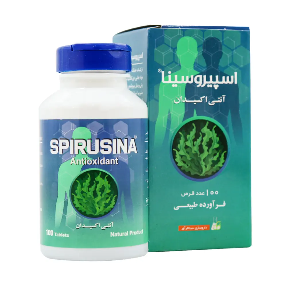 قرص اسپیروسینا سینافرآور 100 عدد - تصویر 1