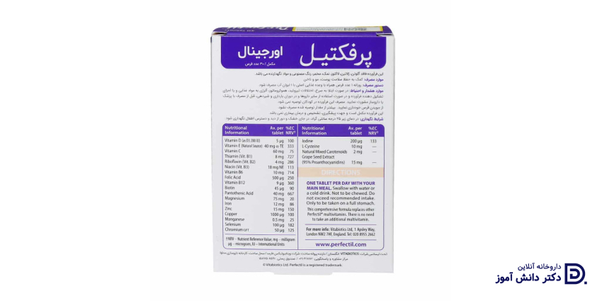 مصرف پرفکتیل اورجینال به چه کسانی توصیه می‌شود؟