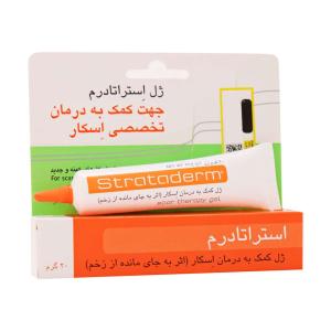 ژل تخصصی درمان انواع اسکار استراتادرم استرات فارما 10گرم