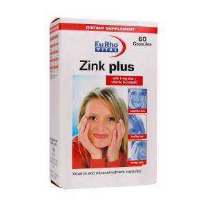 کپسول زینک پلاس (5 میلی گرم) یوروویتال 60 عددی