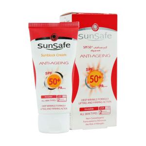 سان سيف ضدآفتاب ضدچروک SPF 50 بدون رنگ