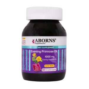 کپسول ژلاتینی روغن گل مغربی ابورنز 1000 میلی گرم 50 عدد