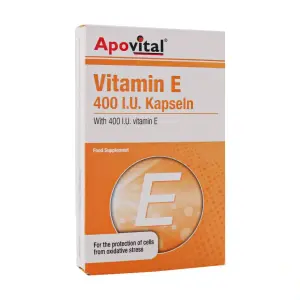 کپسول ویتامین E 400 واحد آپوویتال 40 عدد