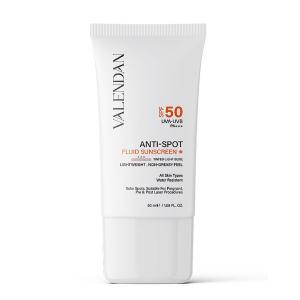 فلوئید ضد آفتاب ضد لک SPF50 ولندان بی رنگ 50 میلی لیتر