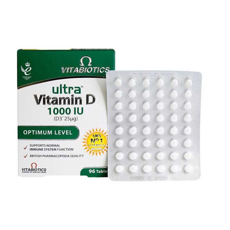 قرص اولترا ویتامین د 1000IU ویتابیوتیکس بسته 90 عددی - تصویر 2