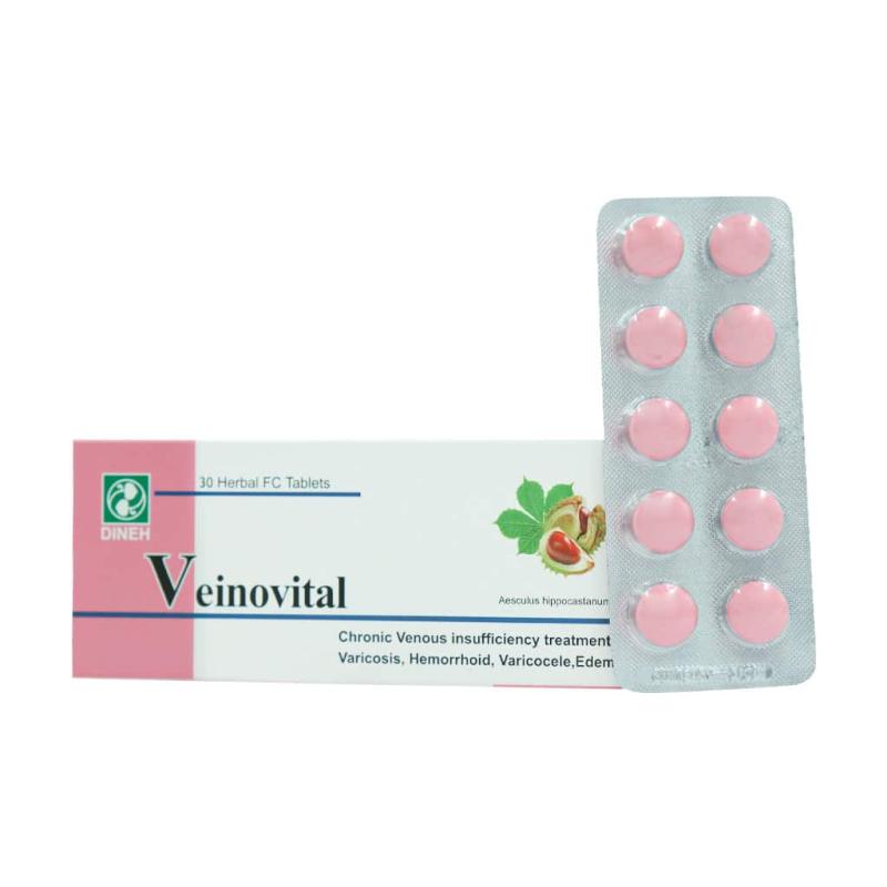 قرص روکش دار گیاهی ونوویتال دینه 30 عددی - تصویر 2