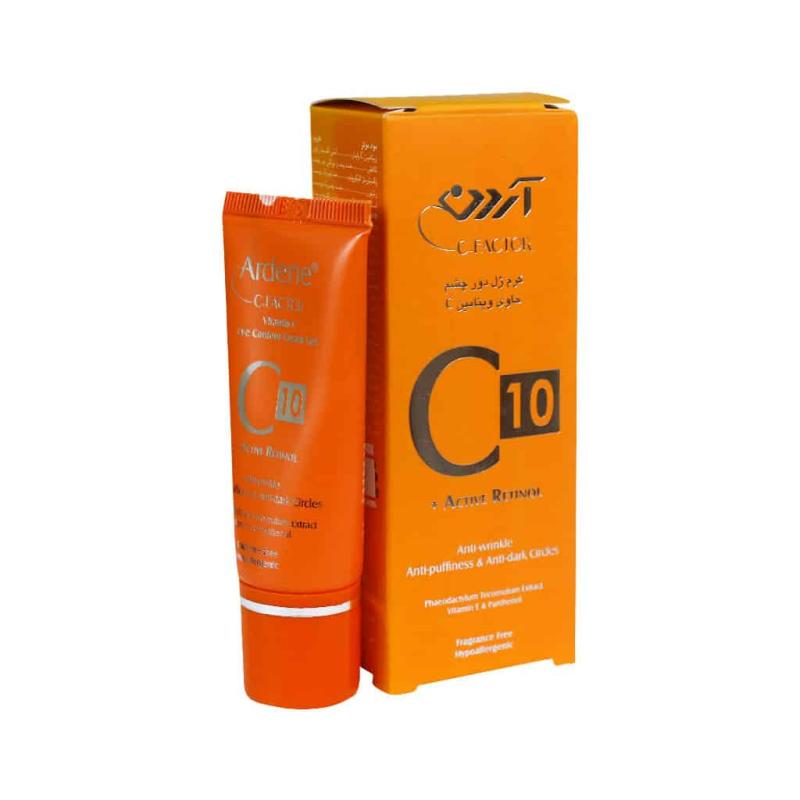 کرم ژل ضد چروک دور چشم C10 سی فکتور آردن 15 گرم - تصویر 2