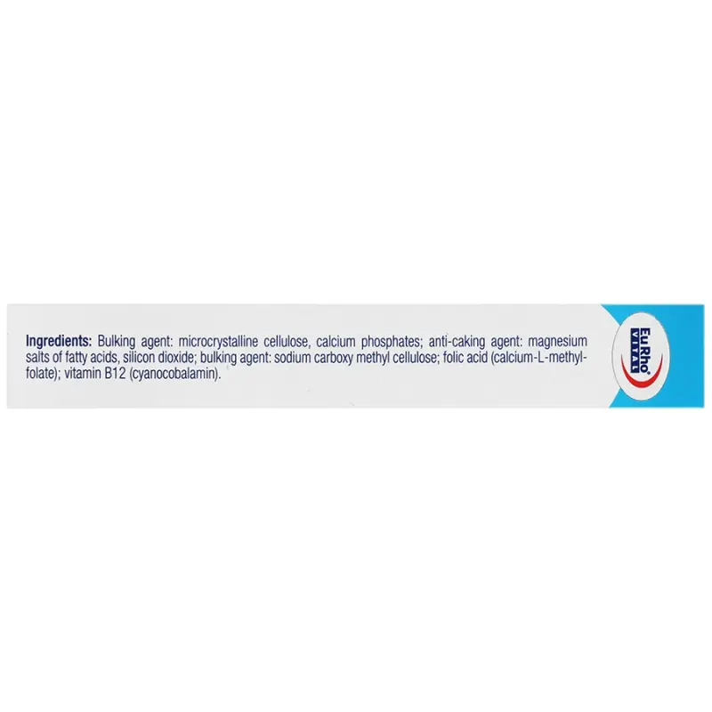 قرص متافولیک + ب 12 رگولار یوروویتال 30 عدد - تصویر 3