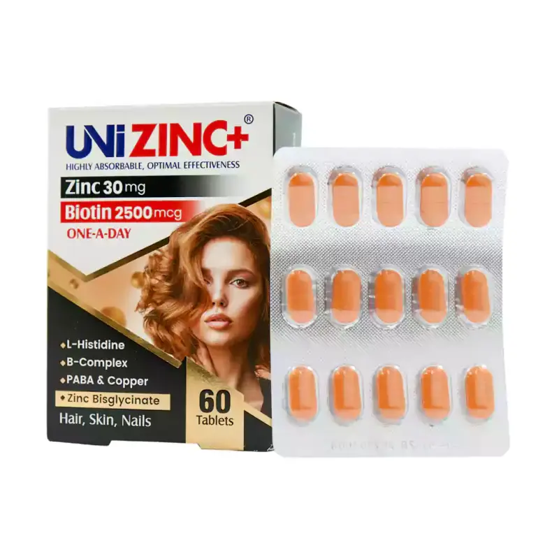 قرص یونی زینک پلاس ابیان دارو 30 میلی گرم - تصویر 2