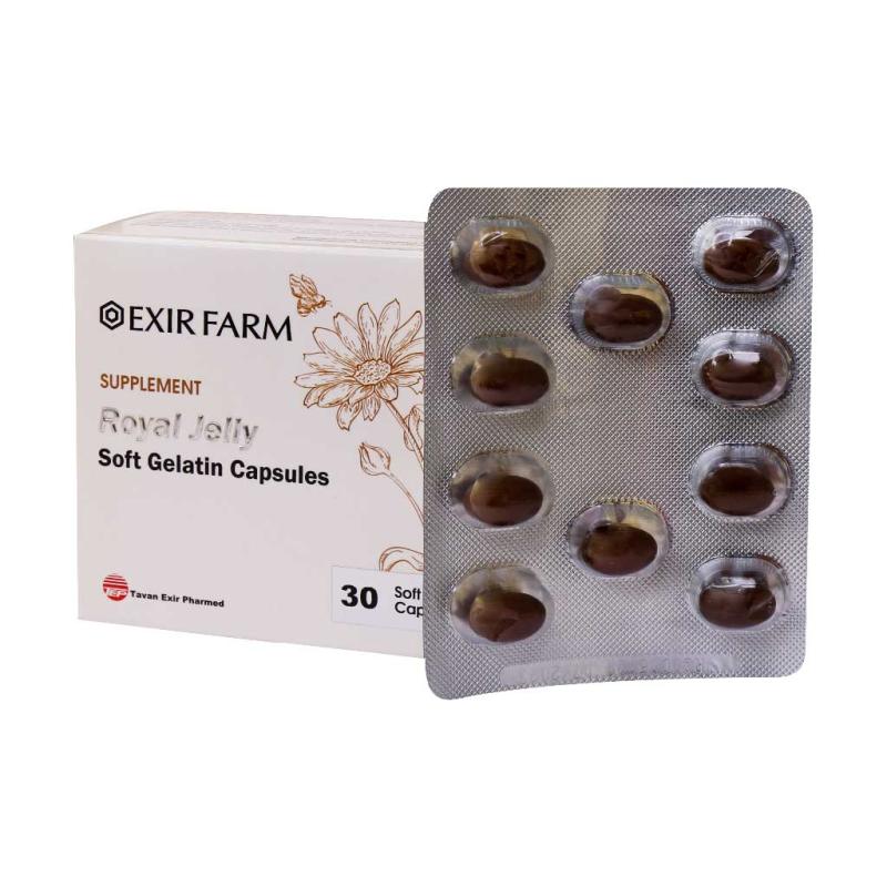کپسول ژلاتینی رویال ژلی اکسیر فارم 30 عدد - تصویر 2