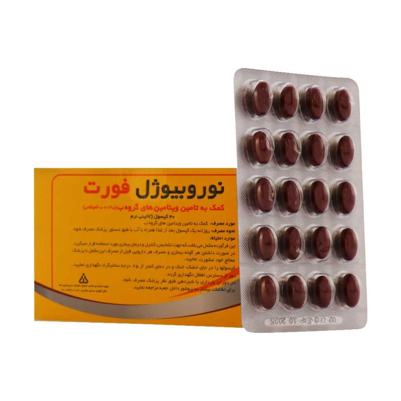 سافت ژل نوروبیوژل فورت دانا 40 عدد - تصویر 2