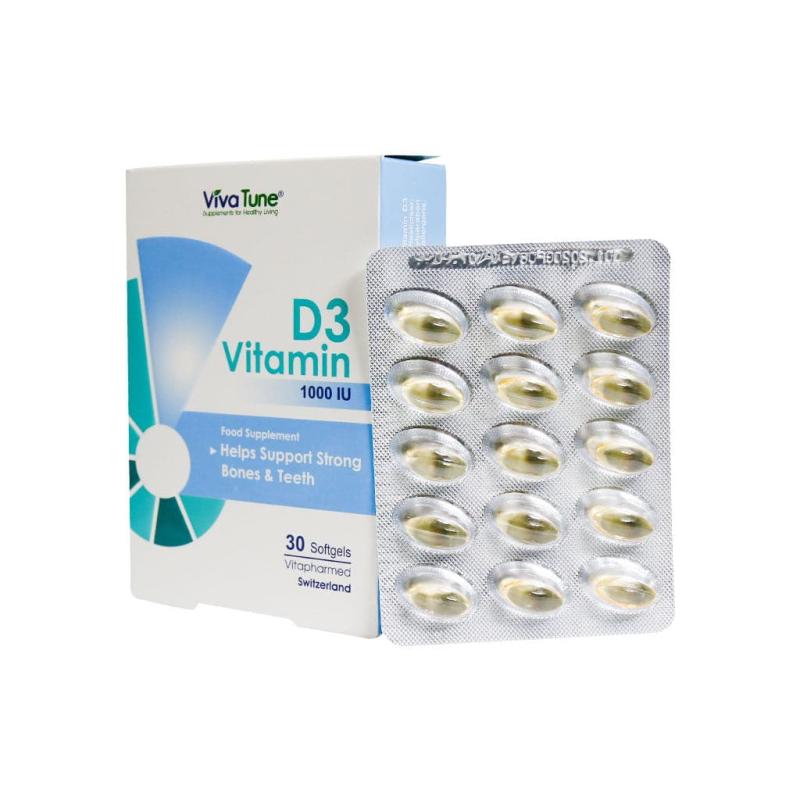 کپسول نرم ژلاتینی ویتامین D3 ویواتیون 1000 واحد 30 عدد - تصویر 2