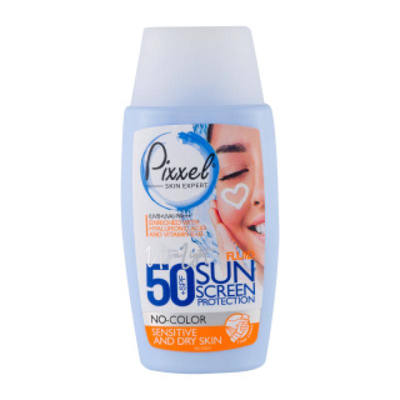 کرم ضد آفتاب بی رنگ پیکسل SPF50 مناسب پوست خشک و حساس۵۰ میلی‌لیتر - تصویر 2