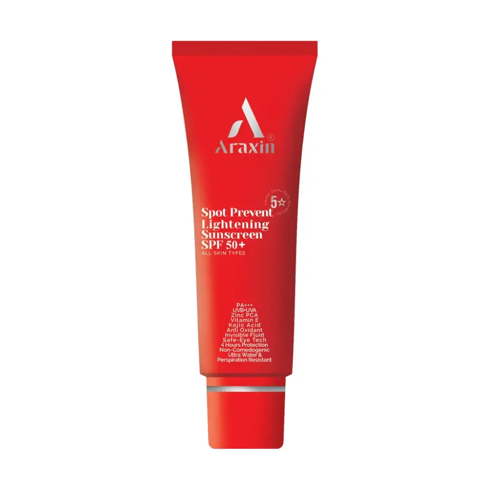 ضد آفتاب روشن کننده و ضد لک SPF50 آراکسین - تصویر 1