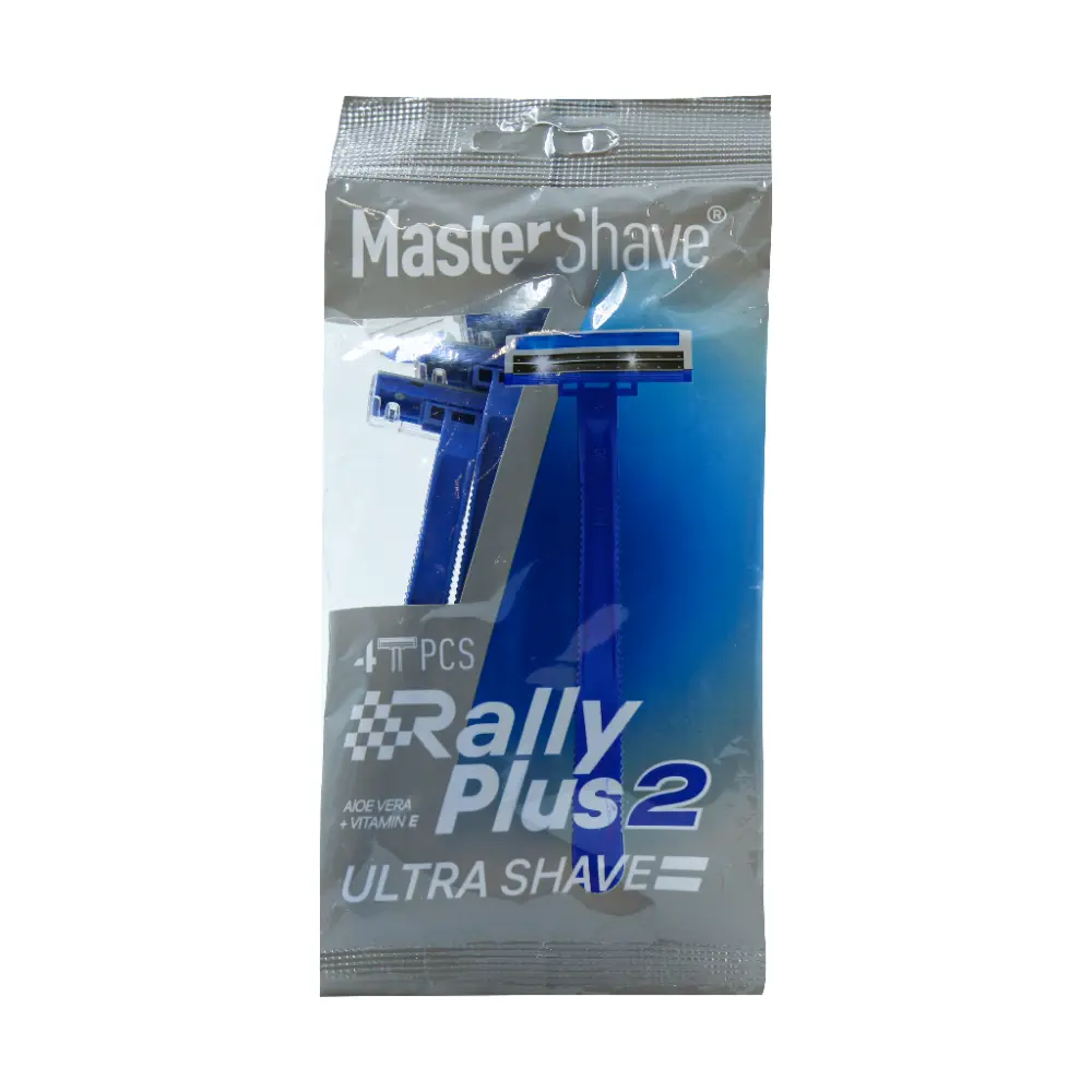 خودتراش مستر شیو مدل Rally Plus 2 بسته 4 عددی - تصویر 1