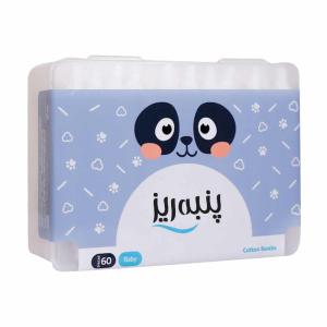 گوش پاکن نوزادی پنبه ریز 60 عدد